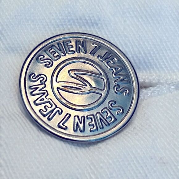 Seven7 shorts white denim 4 - Picture 6 of 10